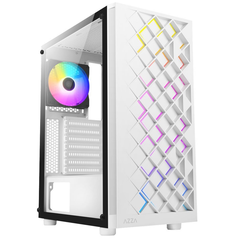 Azza Spectra RGB | Midi Tower Case | Wit - Matmuis